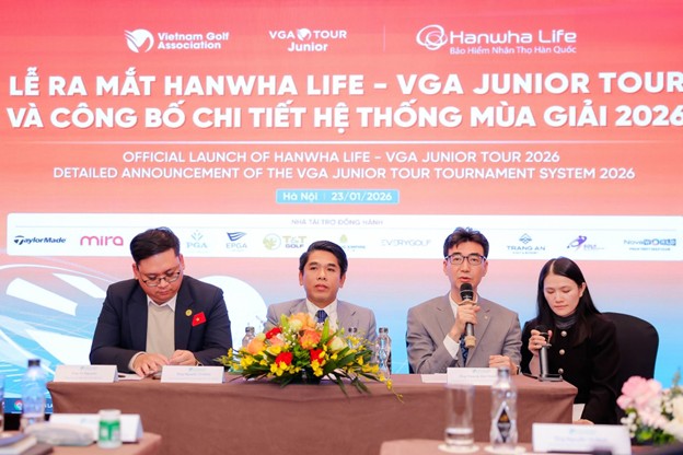 Hanwha Life Việt Nam: Từ tài trợ hệ thống giải đến đầu tư dài hạn cho tài năng golf trẻ